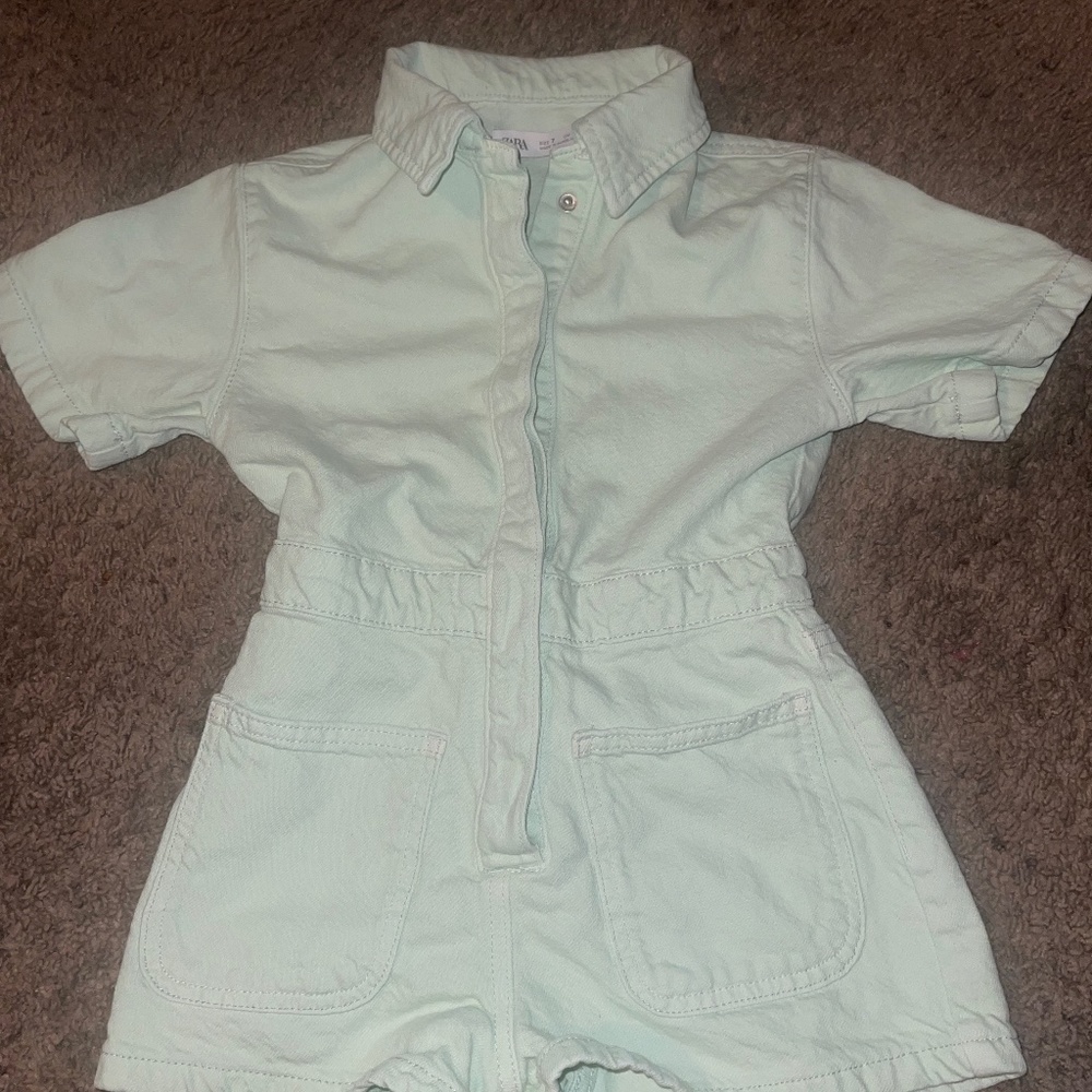 Short Denim Romper